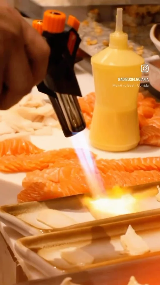 Publicação no Instagram do Aoi Sushi