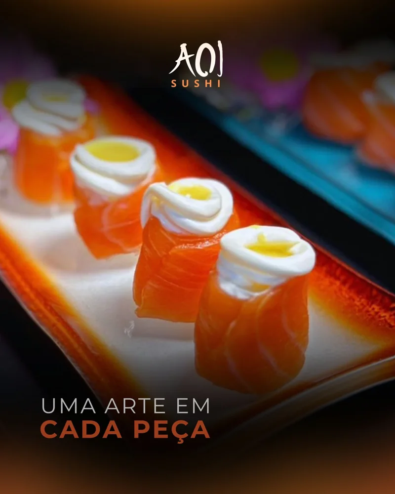 Publicação no Instagram do Aoi Sushi